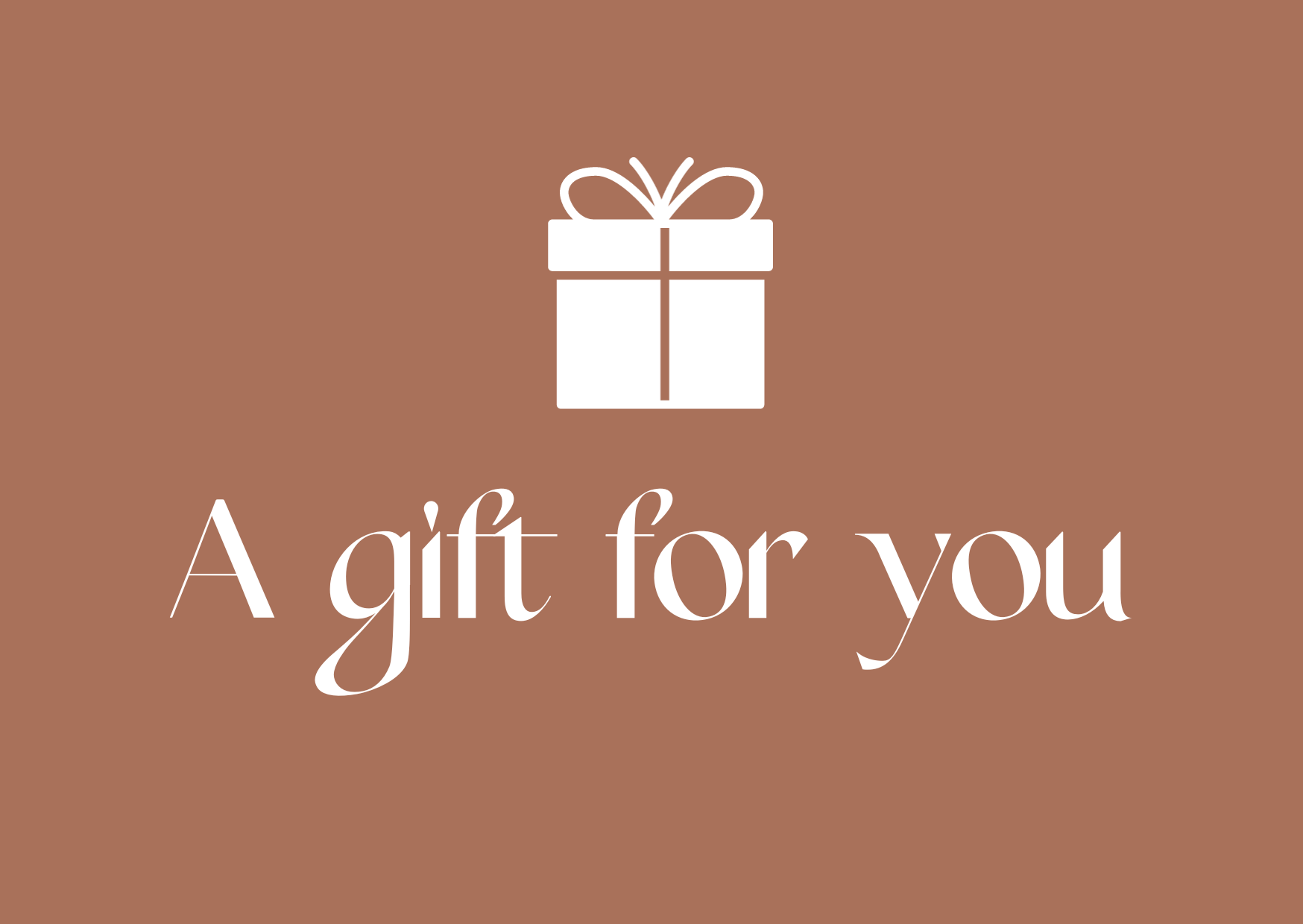 YOUR PERFECT GIFT CARD!